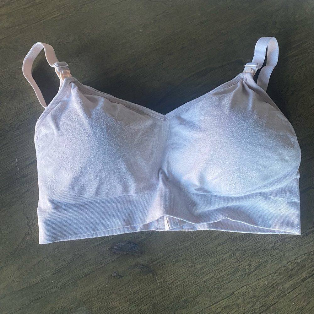 Convertible Cream Nursing Bra (M)